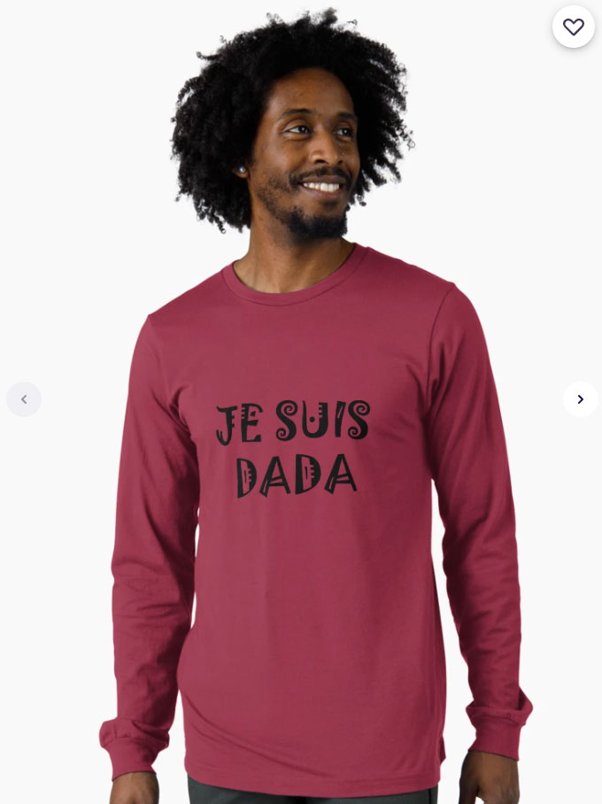 Je suis DADA! T-Shirt Manches longues- www.dadalama.ws